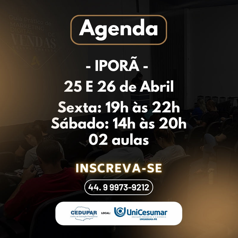 CURSO DE VENDAS NO MARKETING DIGITAL - IPORÃ
